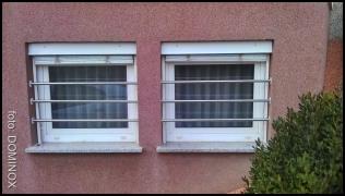 DOMINOX Varnostne rešetke za okno: polirani inox G 