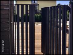 DOMINOX: Vrata dvoriščna cinkano antracit barvano