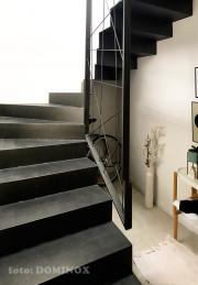 DOMINOX: jeklene stopnice (prašno barvano)